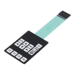 ; Keypad: membrane; No.of butt: 13; W: 54mm; Pitch: 2.54mm; L: 72mm; QWERTY