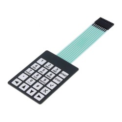 ; Keypad: membrane; No.of butt: 20; W: 54mm; Pitch: 2.54mm; L: 72mm; QWERTY