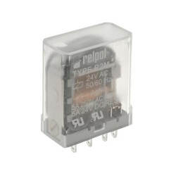 R2M-2012-23-5024; Relay: electromagnetic; DPDT; Ucoil: 24VAC; 5A/250VAC; 5A/24VDC; RELPOL