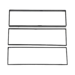 281040-08-0; Radio mounting frame; Citroën,Peugeot; 1 DIN; black; ACV