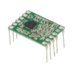 RC-CC1101-SPI-868; Module: RF; 868MHz; SPI; -110dBm; 1.8÷3.6VDC; 10dBm; Mounting: THT; RADIOCONTROLLI