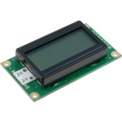 RC0802A-GHY-CSV; Display: LCD; alphanumeric; STN Positive; 8x2; gray; 58x32x13.2mm; RAYSTAR OPTRONICS