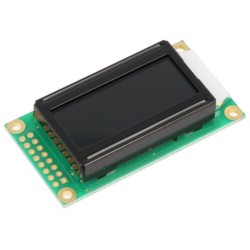RC0802A1-LLR-JWVE; Display: LCD; alphanumeric; VA Negative; 8x2; 58x32x13.2mm; LED; RAYSTAR OPTRONICS