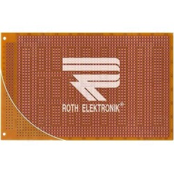 RE315-HP; Board: universal; single sided,prototyping; W: 100mm; L: 160mm; ROTH ELEKTRONIK GMBH