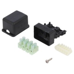 435-01654; Gel cable joint; RELICON; polyamide; IP68; black; Y: 38mm; X: 42.5mm; HELLERMANNTYTON