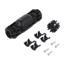 435-01652; Gel cable joint; RELICON; polyamide; IP68; black; Y: 100mm; X: 24mm; HELLERMANNTYTON