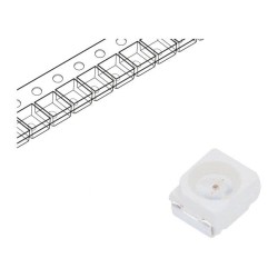 RF-AURA30TS-ED; LED; SMD; 3528,PLCC2; orange; 200÷430mcd; 3.5x2.8x1.8mm; 120°; 20mA; REFOND