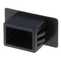 BPE-SC-1-01; Stopper; polyamide; black; UL94V-2; Panel thick: 1.4÷3.5mm; C: 12mm; RICHCO
