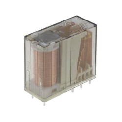 0-1393845-5; Relay: electromagnetic; DPDT; Ucoil: 24VDC; 8A/250VAC; 8A/24VDC; TE Connectivity