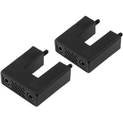 P32180211; Handle for 1U front panel; Series: 180; Colour: black; RETEX