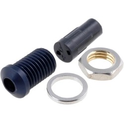 ; LED holder; 3mm; convex; 