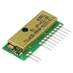 650201036G; Module: RF; AM receiver; OOK; 433.92MHz; -106dBm; 5VDC; 3mA; AUREL