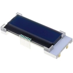 RX1602A5-BIW-TS; Display: LCD; alphanumeric; COG,STN Negative; 16x2; blue; LED; RAYSTAR OPTRONICS