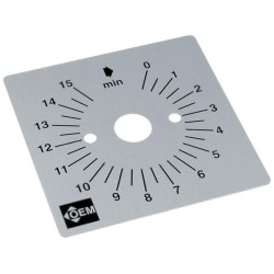 S2H; Scale for mechanical timer; Application: MI2R; FAUCIGNY INSTRUMENTS