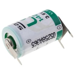 LS 14250PFR; Battery: lithium; 3.6V; 1/2AA; 3pin,positive pole:  1pin; 1200mAh; SAFT