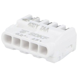 88167928 SDKF 5; Installation quick splice; SDKF; spring clamp; 0.2÷2.5mm2; 300V; ELECTRO TERMINAL