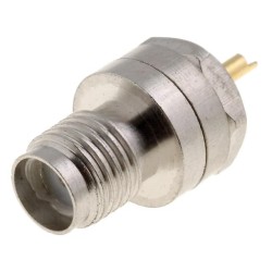 ; Socket; SMA; female; straight; soldering; 