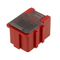 ; Bin; ESD; 16x12x15mm; Mat: Liastat (dispative); red; LICEFA