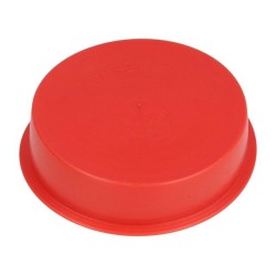 14950; Plugs; Body: red; Out.diam: 94mm; H: 24mm; Mat: LDPE; Shape: round; SUNDPLAST