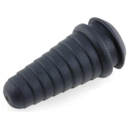 ; Grommet; stepped; PVC; black; Øcable: 5÷9mm; t: 3mm; ESSENTRA