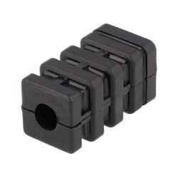 430223; Mounting coupler; for profiles; W: 22mm; H: 42mm; Mat: polyamide; ELESA+GANTER
