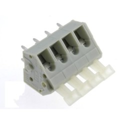 AK3001/4-KD-5.0/KIES; PCB terminal block; angled 45°; 5mm; ways: 4; on PCBs; 0.5÷2.5mm2; PTR  MESSTECHNIK