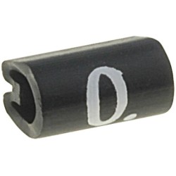 05801000; Markers for cables and wires; Label symbol: 0; 1.5÷2mm; PVC; TE Connectivity