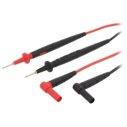 0590 0010; Set of test leads; angular banana plug 4mm-test probe tip 2mm; TESTO
