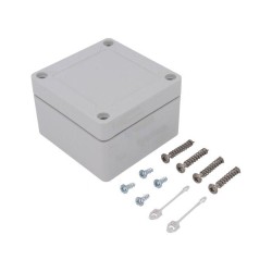 10040301; Enclosure: multipurpose; X: 82mm; Y: 84mm; Z: 55mm; TG ABS; ABS; grey; SPELSBERG