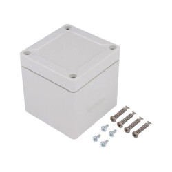 10090301; Enclosure: multipurpose; X: 82mm; Y: 84mm; Z: 85mm; TG ABS; ABS; grey; SPELSBERG