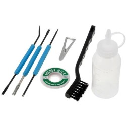 ; Kit: scrapers and brushes; Pcs: 7; 180mm; GOLDTOOL