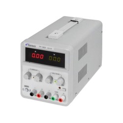 TP-1603; Power supply: laboratory; Channels: 2; 0÷60VDC; 0÷3A; 5VDC; 1A; TWINTEX