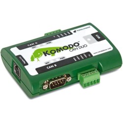 KOMODO CAN DUO INTERFACE; Dev.kit: protocol analyser; CAN x2,GPIO,USB 2.0; TOTAL PHASE