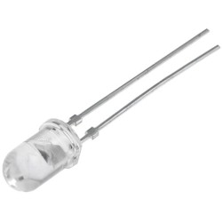 TSFF5210; IR transmitter; 5mm; 870nm; transparent; 180mW; 20°; THT; VISHAY