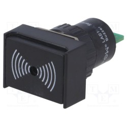 ; Signaller: sound; 75dB; Illumin: none; IP40; Ø16mm; max.6mm; plastic; ONPOW