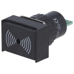 ; Signaller: sound; 75dB; Illumin: none; IP40; Ø16mm; max.6mm; plastic; ONPOW