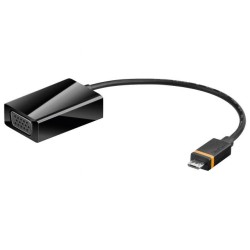 61751; Adapter; Slim Port; D-Sub 15pin HD socket,USB B micro plug; Goobay