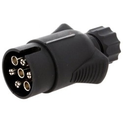 W12-T7-11NI; Connector: automotive; plug; PIN: 7; nickel plated; 12VDC; 10mm; TESAT