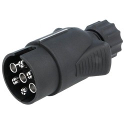 W12-T7-31NI; Connector: automotive; plug; PIN: 7; nickel plated; 12VDC; 6mm; TESAT