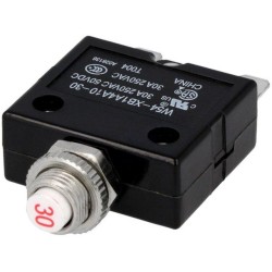 1-1423674-1; Circuit breaker; Urated: 250VAC; 50VDC; 30A; SPST-NC; Poles: 1; TE Connectivity