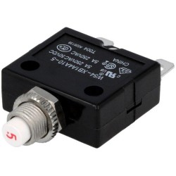 1423674-2; Circuit breaker; Urated: 250VAC; 50VDC; 5A; SPST-NC; Poles: 1; TE Connectivity