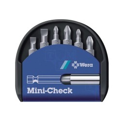 05056295001; Kit: screwdriver bits; Pcs: 7; Phillips,Pozidriv®,slot; 25mm; WERA