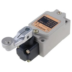 WL-5104; Limit switch; lever R 38mm, metal roller Ø17,5mm; NO + NC; 10A; HIGHLY