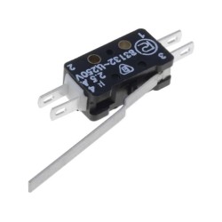83 132 S54 AR35.75; Microswitch SNAP ACTION; with lever; SPST-NO + SPST-NC; ON-(ON); PROMET