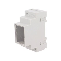 Z106JFP PS; Enclosure: for DIN rail mounting; Y: 90mm; X: 35mm; Z: 65mm; grey; KRADEX