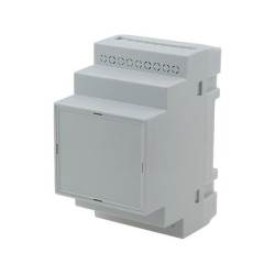 Z107PS; Enclosure: for DIN rail mounting; Y: 90mm; X: 52mm; Z: 65mm; grey; KRADEX
