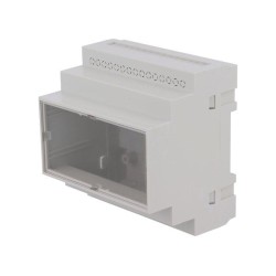 Z109JFP PS; Enclosure: for DIN rail mounting; Y: 90mm; X: 87mm; Z: 65mm; grey; KRADEX