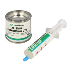 ART.AGT-220; Silicone encapsulating compound; white; 110g; -50÷200°C; 20kV/mm; AG TERMOPASTY
