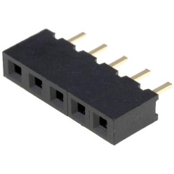 ZL305-05; Socket; pin strips; female; PIN: 5; straight; 2.54mm; THT; 1x5; 3A; NINIGI