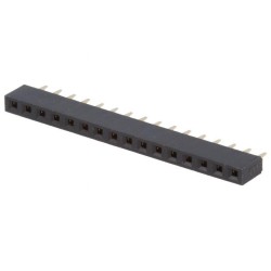 ZL305-16; Socket; pin strips; female; PIN: 16; straight; 2.54mm; THT; 1x16; NINIGI